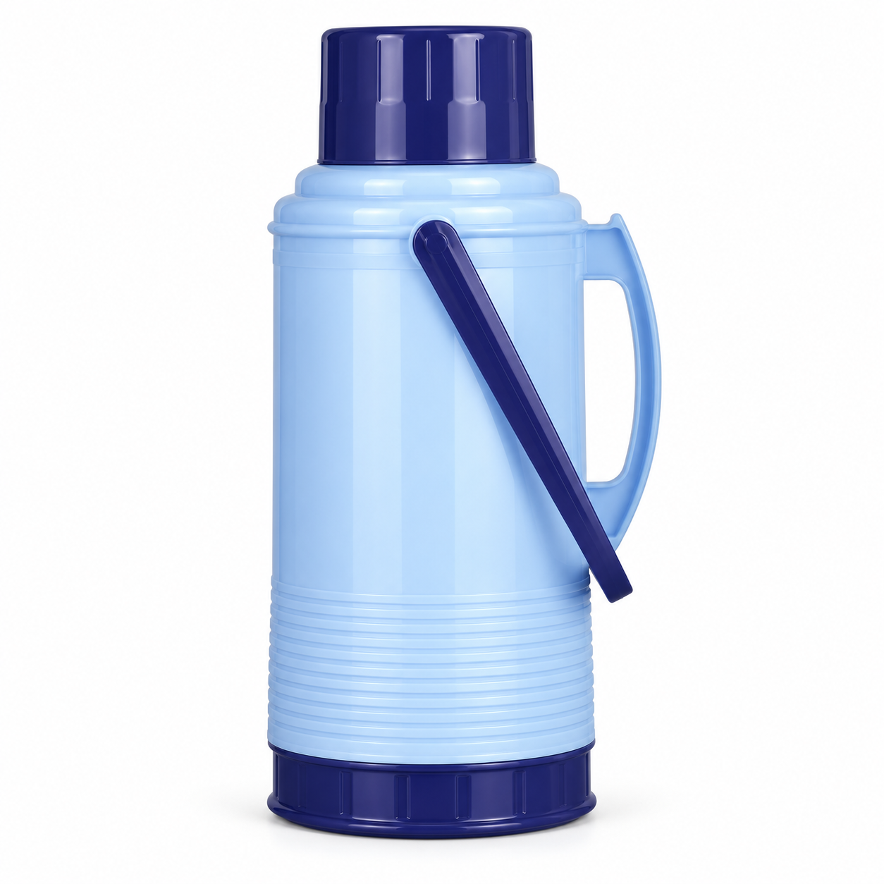 Portable Insulated Vacuum Flask with Handle and Carry Strap
